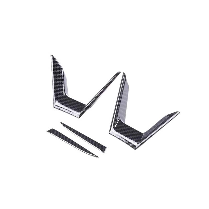 Interieur Zubehör Für Mitsubishi Für Outlander 2022 ABS Carbon Faser Auto Lenkrad Panel Dekorative Abdeckung Innen Dekorative Form Aufkleber Panel Control Frame Trim von VAVGKDKPZB