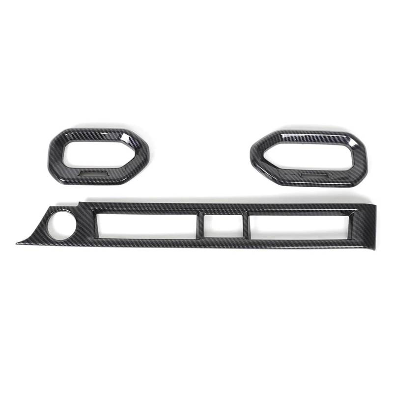Interieur Zubehör Für Pilot 2023 2024 Zubehör Carbon Fiber Center Console Dashboard Air Outlet Rahmen Trim Panel Control Frame Trim von VAVGKDKPZB