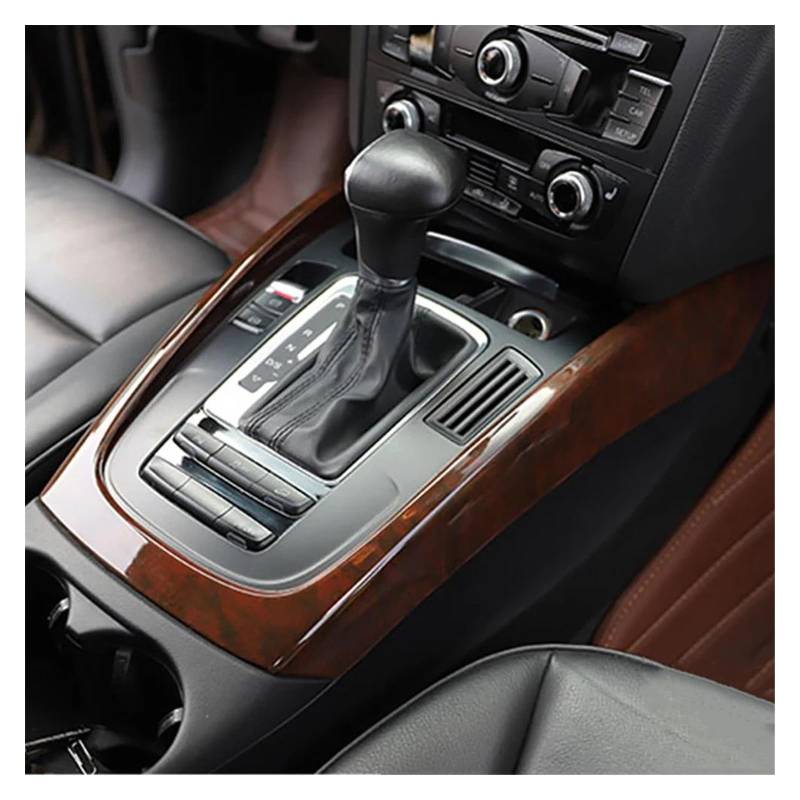 Interieur Zubehör Für Q5 2010-2011 2012 2013 2014 2015 2016 2017 Konsole Armlehne Getriebe Shift Dekoration Rahmen Abdeckung Trim Carbon Faser Farbe Innen Panel Control Frame Trim(Brown) von VAVGKDKPZB