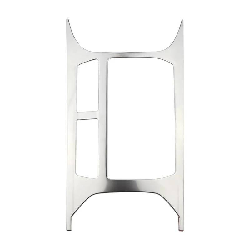 Interieur Zubehör Für VW Für TROC Für T-ROC 2018 2019 2020 2021 2022 Zubehör Auto Zentrale Konsole Wasser Tasse Panel Abdeckung Rahmen Aufkleber Trim Panel Control Frame Trim(Silver-Stainless) von VAVGKDKPZB