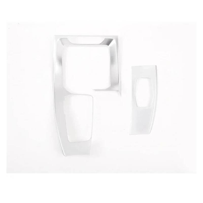 Interieur Zubehör Für X3 Für X4 Für G01 Für G02 2018-2020 2021 ABS Carbon Faser Auto Mittelkonsole Getriebe Shift Panel Abdeckung Trim Innen Auto Zubehör LHD Panel Control Frame Trim(Silver) von VAVGKDKPZB