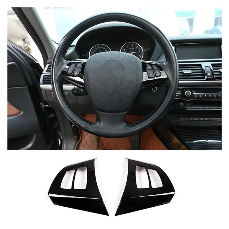 Interieur Zubehör Für X5 Für E70 2008 2009 2010-2013 ABS Auto Carbon Faser Für Stil Innen Lenkrad Schalter Taste Rahmen Abdeckung Aufkleber Panel Control Frame Trim(Style C) von VAVGKDKPZB