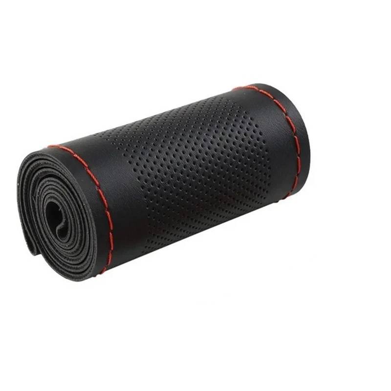 Lenkradbezug fürs Auto 38cm Lenkradbezüge Mikrofaser-Ledergeflecht Auf Dem Lenkrad Von Autozubehör Auto Lenkradabdeckung(Red1) von VAVGKDKPZB