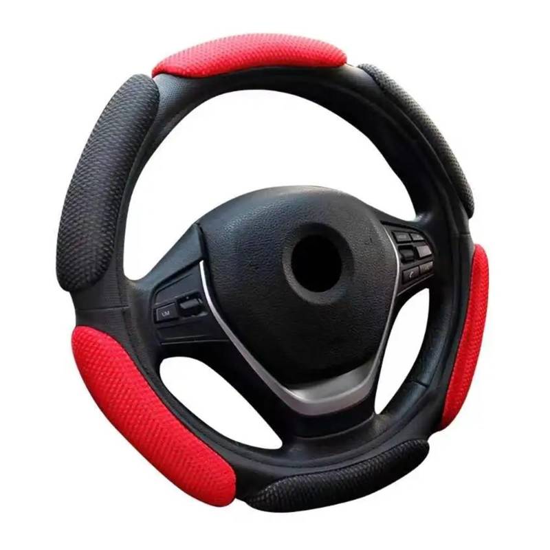 Lenkradbezug fürs Auto Auto-Lenkrad-Abdeckung Lenkrad Für Auto-Abdeckung Lenkrad-Zubehör Auto-Polsterzubehör Auto Lenkradabdeckung(Red) von VAVGKDKPZB