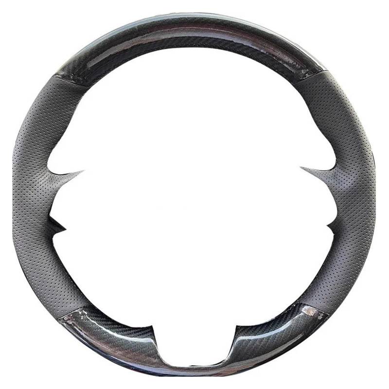 Lenkradbezug fürs Auto Für 911 997 Für Boxster 987 Für Cayman 987 2005-2011 Benutzerdefinierte Verschleißfeste Wildleder-Lenkradabdeckung Auto Lenkradabdeckung(Carbon and Black) von VAVGKDKPZB