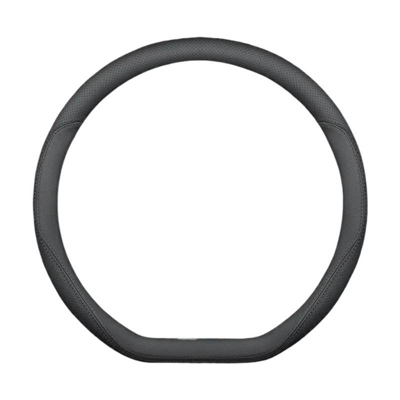 Lenkradbezug fürs Auto Für CRZ Rechte Lenkradabdeckung Auto Lenkradabdeckung(Double Black D-Shaped) von VAVGKDKPZB