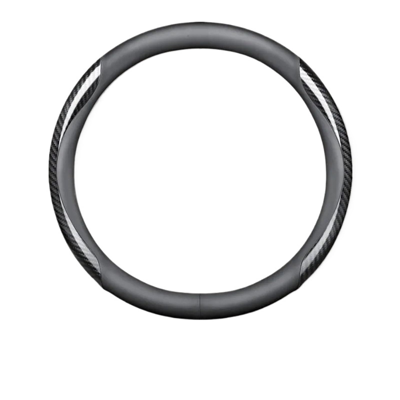 Lenkradbezug fürs Auto Für Chery Tiggo 8 Arrizo 5 Pro Gx 5X EQ7 Für Chery Tiggo 7 Pro 2020 Auto Leder Lenkrad Abdeckung Carbon Fiber Textur Auto Lenkradabdeckung(B-Black-Round) von VAVGKDKPZB