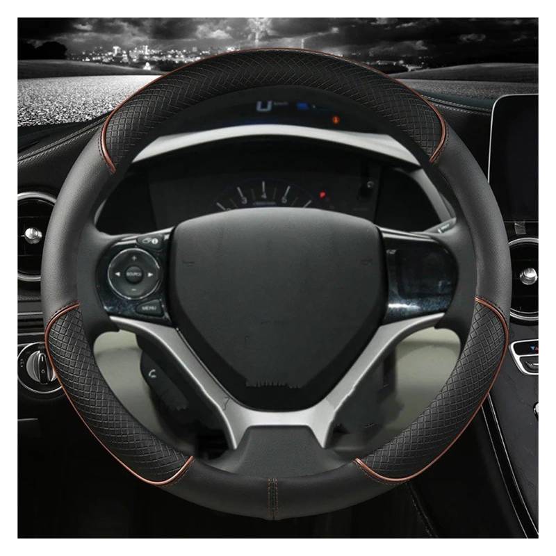 Lenkradbezug fürs Auto Für Civic 2004 2006 2007 2008 2009 2012 2013 2014 Auto Lenkrad Abdeckung Mikrofaser Leder Auto Zubehör Auto Lenkradabdeckung(Brown) von VAVGKDKPZB