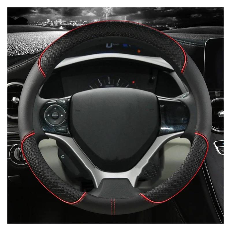 Lenkradbezug fürs Auto Für Civic 2004 2006 2007 2008 2009 2012 2013 2014 Auto Lenkrad Abdeckung Mikrofaser Leder Auto Zubehör Auto Lenkradabdeckung(Red) von VAVGKDKPZB