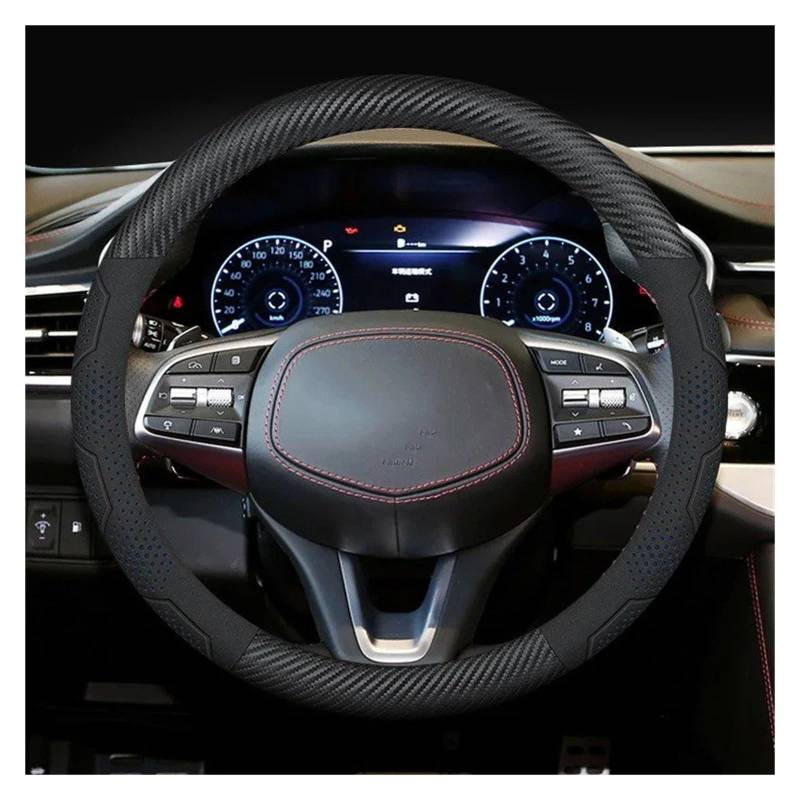 Lenkradbezug fürs Auto Für Generes GV60 GV70 GV80 GV90 G70 G80 G90 Autoinnenraum Auto Anti-Rutsch-Lenkradabdeckung Auto Lenkradabdeckung(O Leather Blue) von VAVGKDKPZB