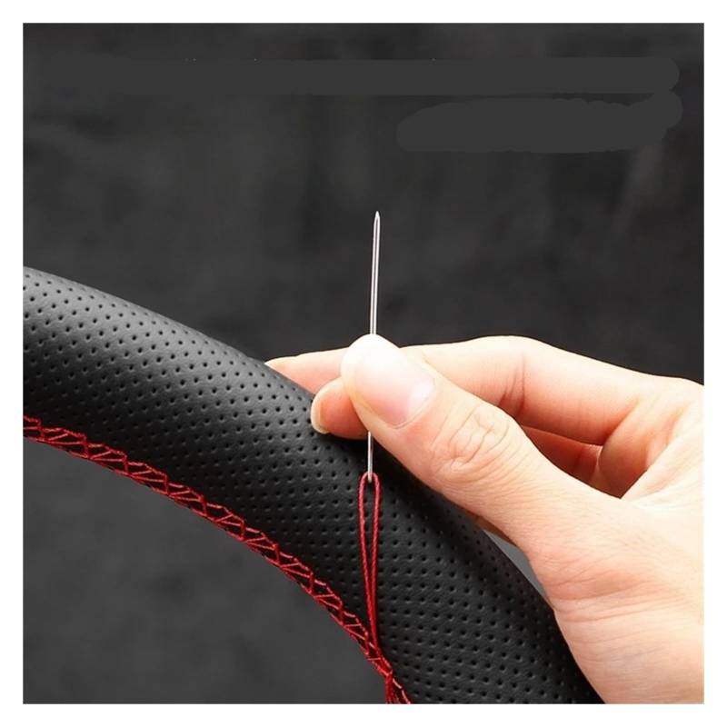 Lenkradbezug fürs Auto Für Megane Für Scenic Für Fluence ZE 2009 2010-2016 Auto-Innenraum-Lenkradabdeckung Aus Mikrofaserleder Auto Lenkradabdeckung(Light Blue Thread) von VAVGKDKPZB