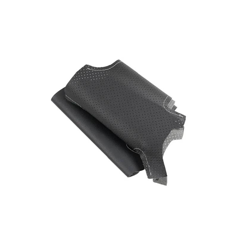 Lenkradbezug fürs Auto Für Opel Für Corsa C Für Combo C Hand Braid Auto Lenkradbezug Schutz Perforierte Lederverkleidung Auto Lenkradabdeckung(Black-Gray line) von VAVGKDKPZB