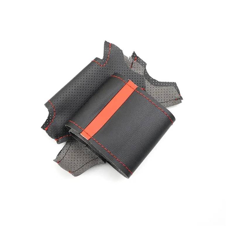 Lenkradbezug fürs Auto Für Sail Für Opel Für Astra GH 1998-2007 Weiche Perforierte Leder Abdeckung Auto Lenkradabdeckung(Red line-Red bar) von VAVGKDKPZB