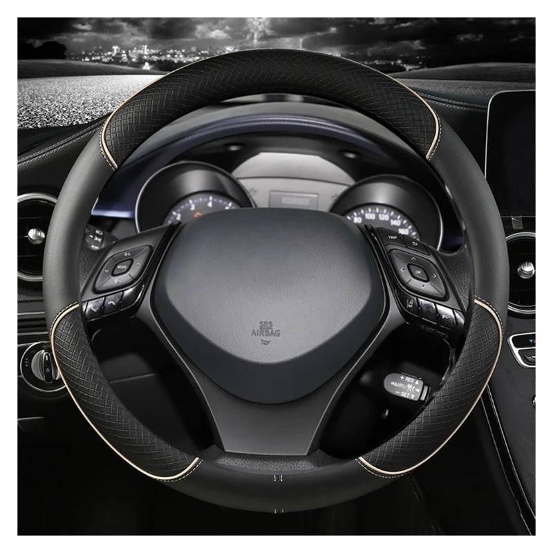 Lenkradbezug fürs Auto Für Toyota Für CHR Für C-HR Mikrofaser Leder Sport Auto Lenkrad Abdeckung Auto Lenkradabdeckung(BEIGE) von VAVGKDKPZB