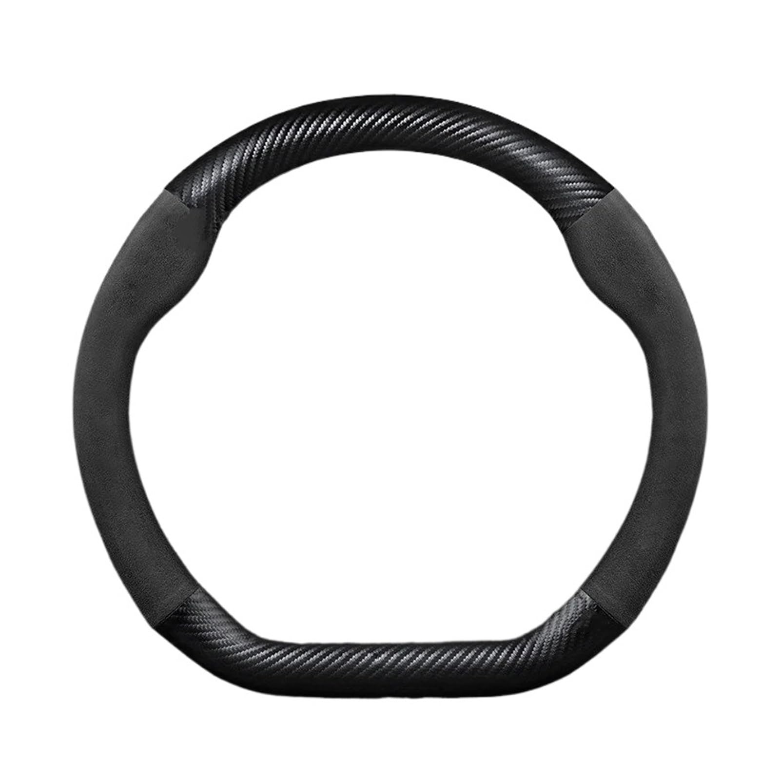 Lenkradbezug fürs Auto Für W204 Kühlergrill Für Benz C C204 S204 2007-2014 C180 C200 C250 C300 C350 Für AMG Für GT 38 cm rutschfeste Autolenkradabdeckung Auto Lenkradabdeckung(DA Black) von VAVGKDKPZB