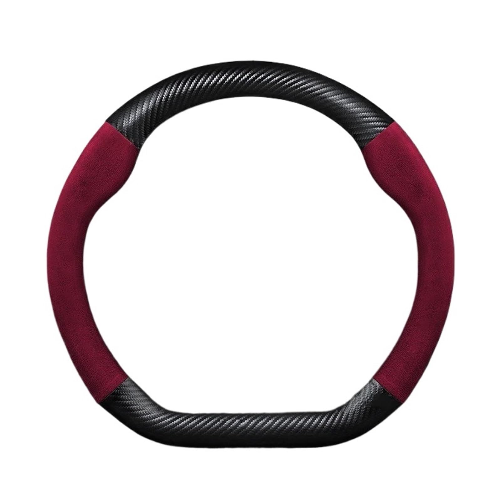 Lenkradbezug fürs Auto Für W204 Kühlergrill Für Benz C C204 S204 2007-2014 C180 C200 C250 C300 C350 Für AMG Für GT 38 cm rutschfeste Autolenkradabdeckung Auto Lenkradabdeckung(DA Red) von VAVGKDKPZB