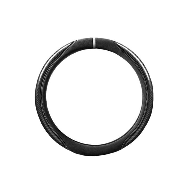 Lenkradbezug fürs Auto Lenkradbezug Aus Carbonfaser Strapazierfähig Wildlederbezug Mit Rutschfestem Futter Universell Für Verschiedene Autos Auto Lenkradabdeckung(White) von VAVGKDKPZB