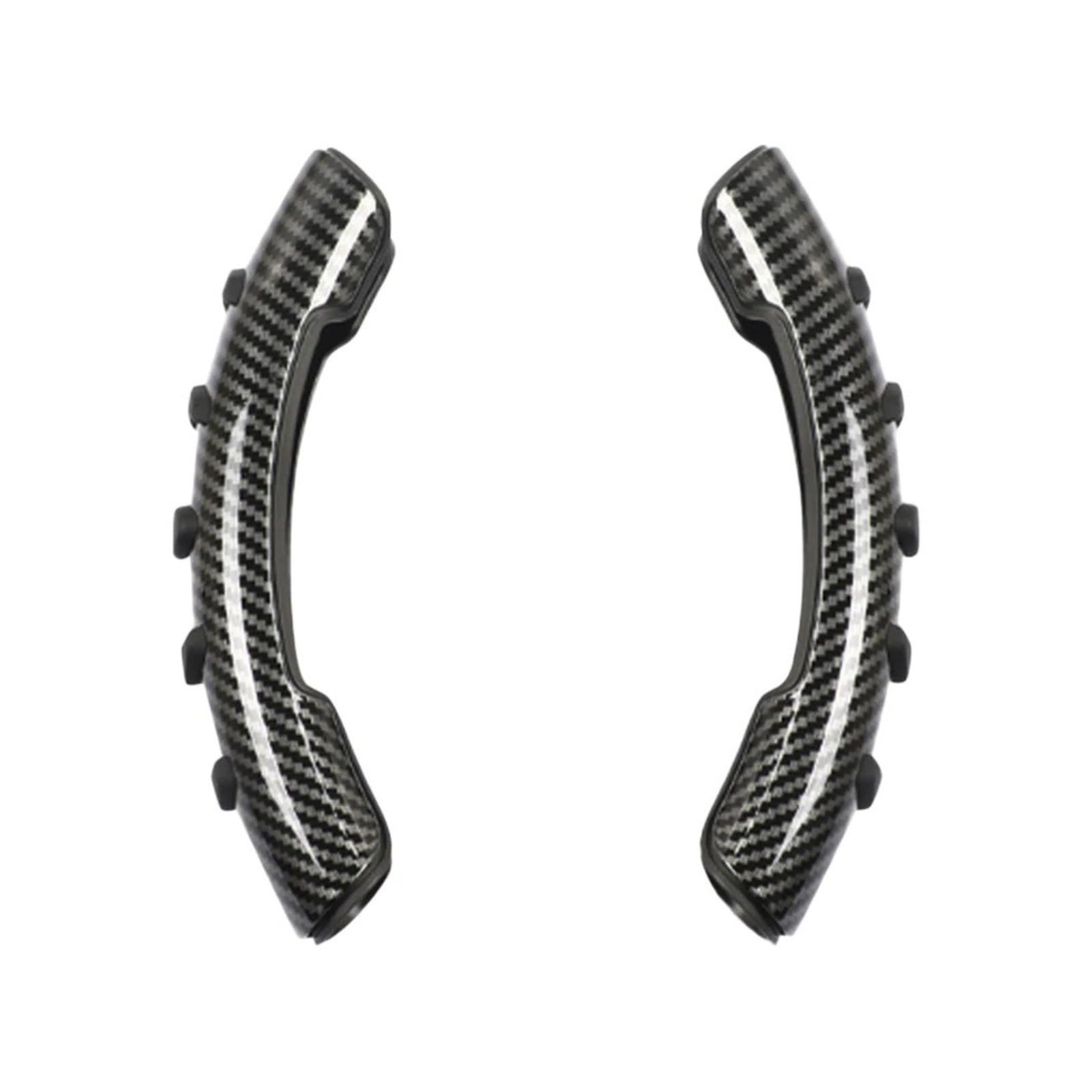 Lenkradbezug fürs Auto Universal-Lenkradabdeckung Auto-Lenkrad-Booster-Lagerhilfe Mit Drehbarem Griffknopf Autozubehör Lenkhilfe-Werkzeug Auto Lenkradabdeckung(Carbon Fibre) von VAVGKDKPZB