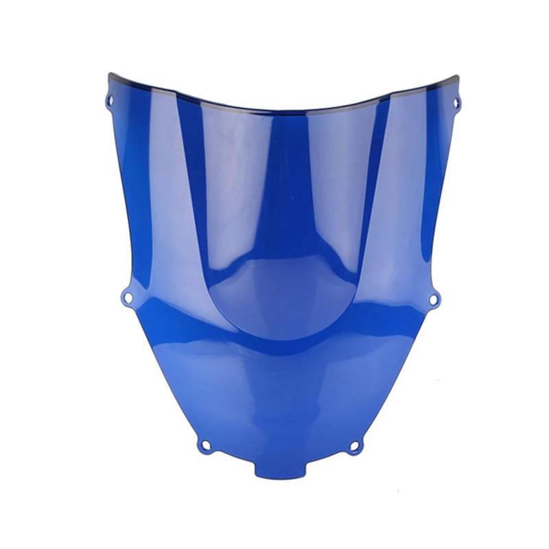 Tourenscheibe Getönt Für Kawasaki Für Ninja ZX9R ZX 9R ZX 9 R 2000-2005 Motorrad Double Bubble Windschutzscheibe Deflektor Schutz Wind Bildschirm Bildschirm Motorräder Deflektor(Blue) von VAVGKDKPZB