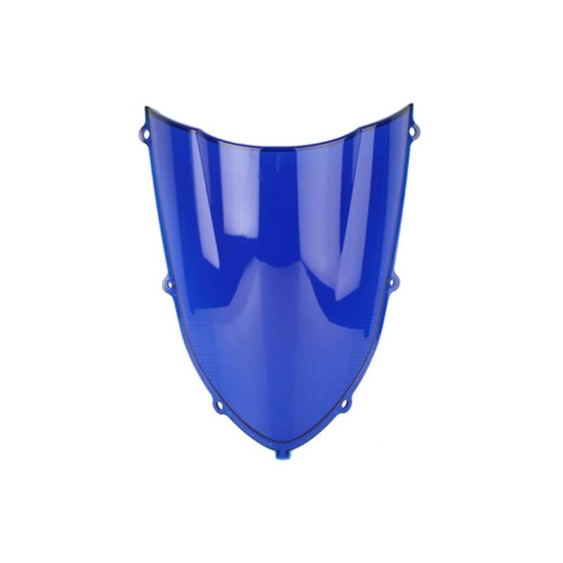 Tourenscheibe Getönt Für Kawasaki ZX-10R ZX10R ZX 10 R 2004 2005 Motorrad Bildschirm Double Bubble Windschutzscheibe Deflektor Schutz Bildschirm Motorräder Deflektor(Blue) von VAVGKDKPZB