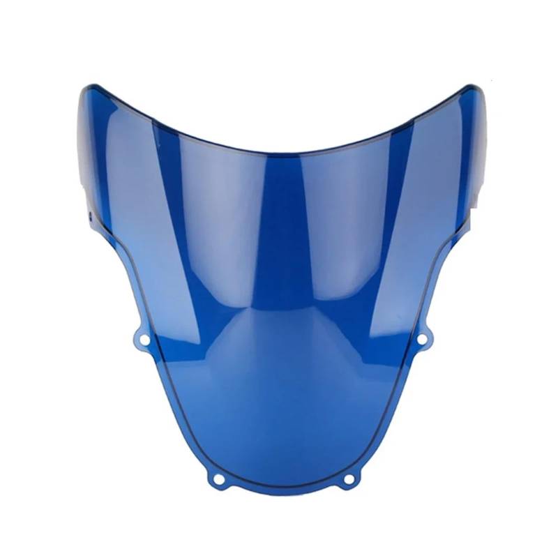 Tourenscheibe Getönt Für Suzuki GSXR1000 GSXR 1000 GSX R1000 GSX-R 1000 K1 2000-2002 Motorrad Windschutzscheibe Double Bubble Visier Verkleidung Deflektor Bildschirm Motorräder Deflektor(Blue) von VAVGKDKPZB