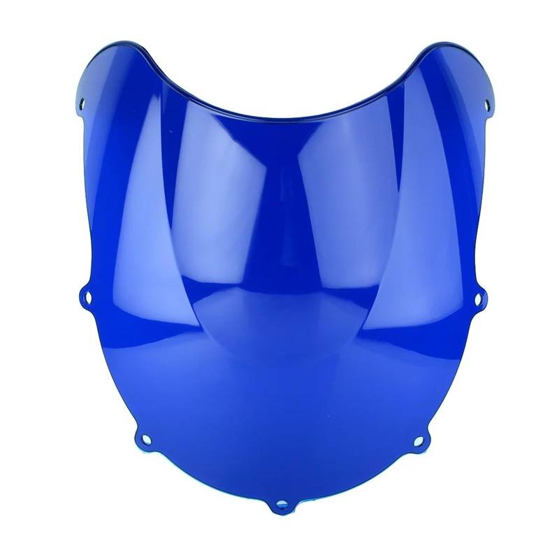 Tourenscheibe Getönt Für Suzuki Katana GSXR 750 GSX-R750 GSX R750 GSXR750 1996 1997 1998 1999 Motorrad Windschutzscheibe Double Bubble Windschutz Bildschirm Motorräder Deflektor(Blue) von VAVGKDKPZB