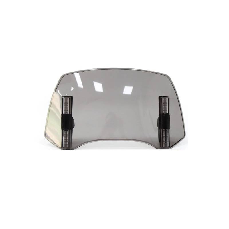 Tourenscheibe Getönt Für X-MAX125 X-MAX 250 X-MAX 300 X-MAX 400 Universal Motorrad Windschutzscheibe Verlängerung Einstellbare Spoiler Deflektor Bildschirm Motorräder Deflektor(Light Smoke) von VAVGKDKPZB