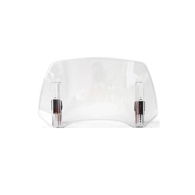 Tourenscheibe Getönt Für X-MAX125 X-MAX 250 X-MAX 300 X-MAX 400 Universal Motorrad Windschutzscheibe Verlängerung Einstellbare Spoiler Deflektor Bildschirm Motorräder Deflektor(Transparent) von VAVGKDKPZB