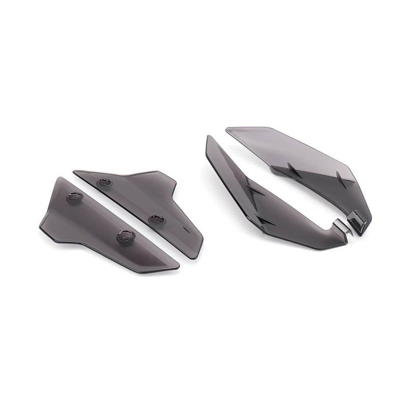 Tourenscheibe Getönt Für XL750 TRANSALP XL 750 Transalp 2023 Motorradzubehör Vorne Windabweiser Seitenspoiler Windschutzscheibe Windschutz Bildschirm Motorräder Deflektor(Set - Smoky) von VAVGKDKPZB