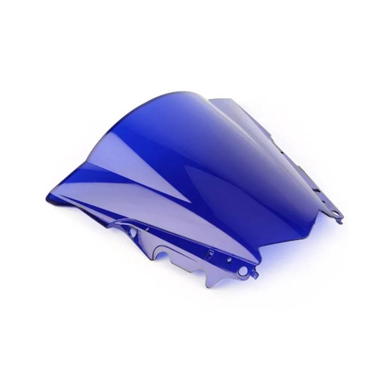 Tourenscheibe Getönt Für YZF R25 R3 R 25 R 3 2013 2014 2015 2016 2017 2018 Motorrad Bildschirm Double Bubble Windschutzscheibe Deflektor Schutz Bildschirm Motorräder Deflektor(Blue) von VAVGKDKPZB