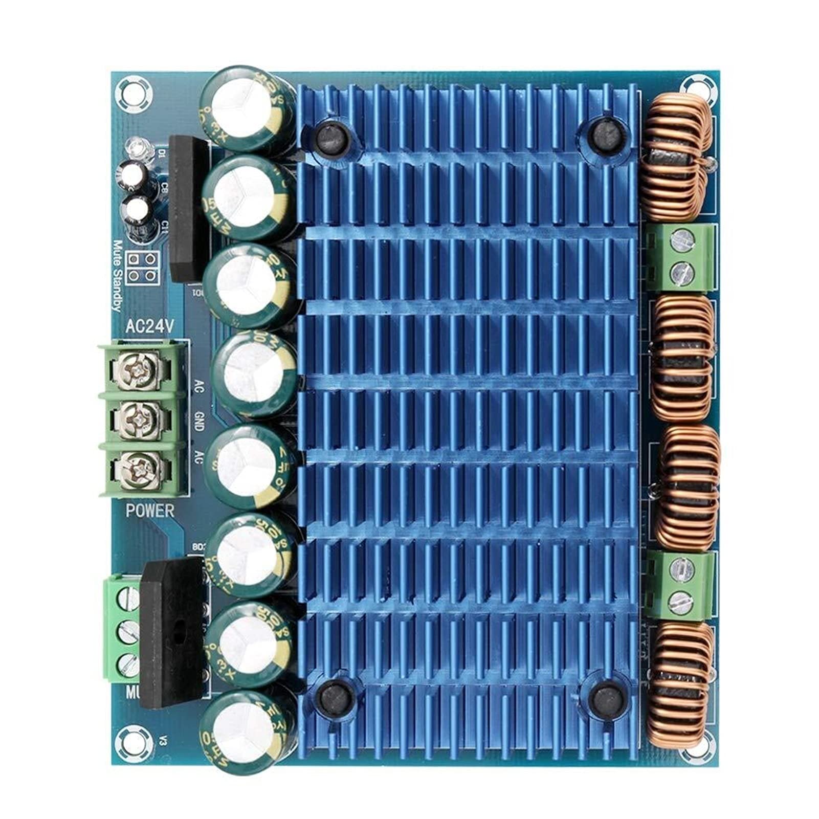 VAYEODEYU Audio-Verstärker-Karte, AC 24V Digitalverstärkermodul Stereo TDA8954TH Dual Chip 2x420W XH-M252 Leistungsverstärkerplatine VAYEODEYU Audio-Verstärker-Karte, AC 24V Digitalverstärkermodul Stereo TDA8954TH Dual Chip 2x420W XH-M252 Leistungsverstärkerplatine von VAYEODEYU