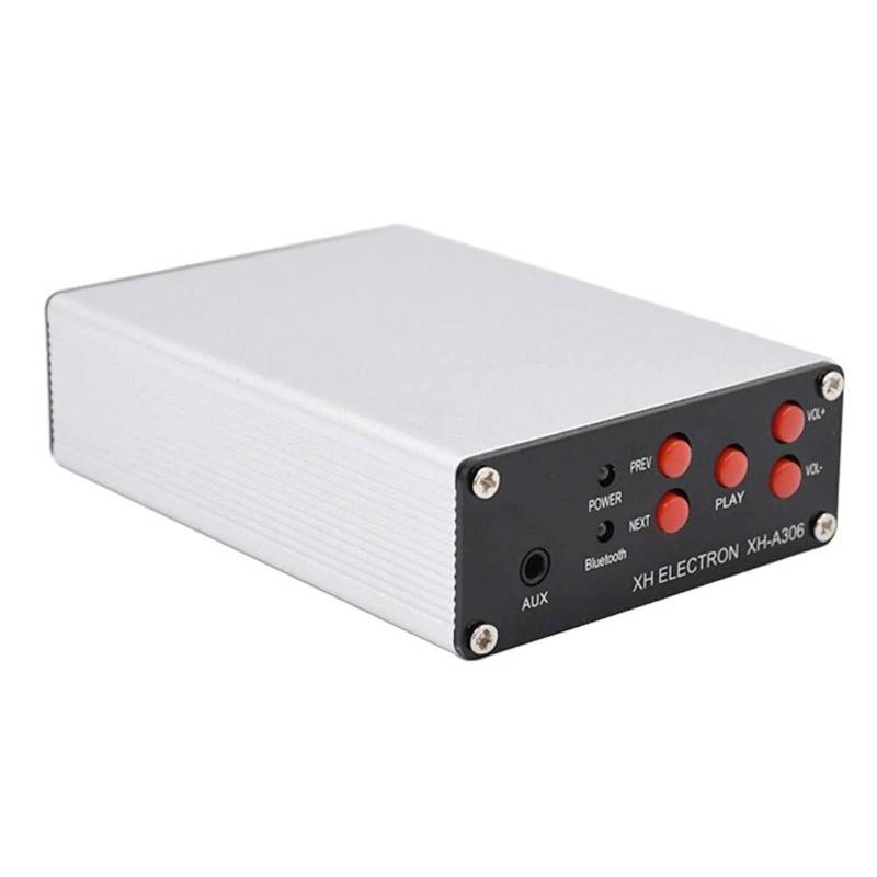 VAYEODEYU Audio-Verstärker-Karte, Bluetooth 5.0 TPA3116D2 50Wx2 Stereo-Verstärkerplatine DC12-24V Stromversorgung 112x75x30mm von VAYEODEYU