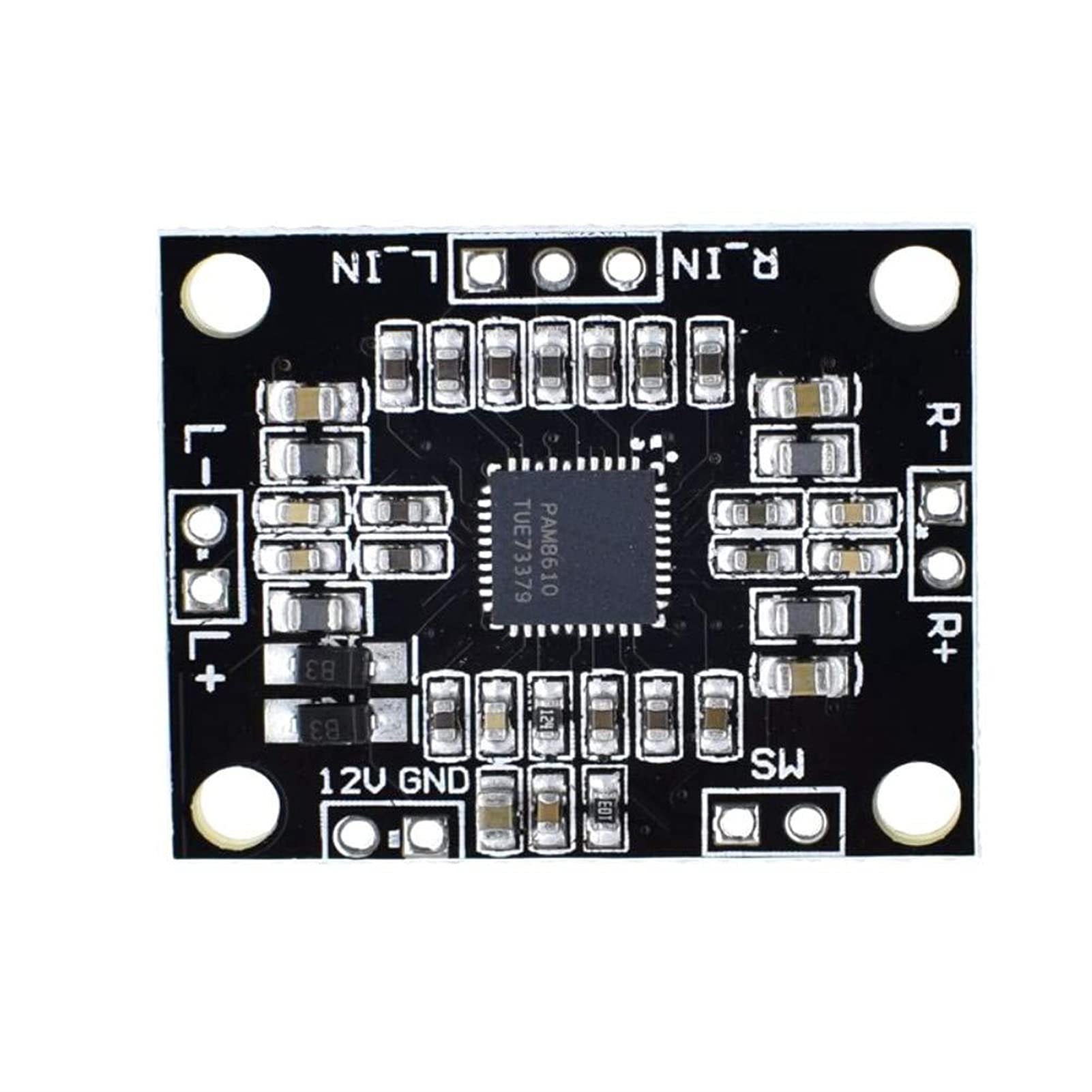 VAYEODEYU Audio-Verstärker-Karte, PAM8610 Digitale Leistungsverstärkerplatine 2 x 15 W Zweikanal-Stereo-Mini-Klasse D 1 Stück VAYEODEYU Audio-Verstärker-Karte, PAM8610 Digitale Leistungsverstärkerplatine 2 x 15 W Zweikanal-Stereo-Mini-Klasse D 1 Stück von VAYEODEYU
