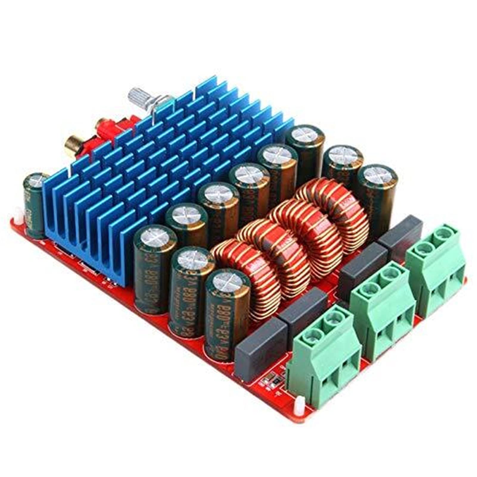 VAYEODEYU Audio-Verstärker-Karte, TAS5630 Digitale Leistungsverstärkerplatine 2X300W 2-Kanal-Stereo Klasse D DC 25-50V Rot VAYEODEYU Audio-Verstärker-Karte, TAS5630 Digitale Leistungsverstärkerplatine 2X300W 2-Kanal-Stereo Klasse D DC 25-50V Rot von VAYEODEYU