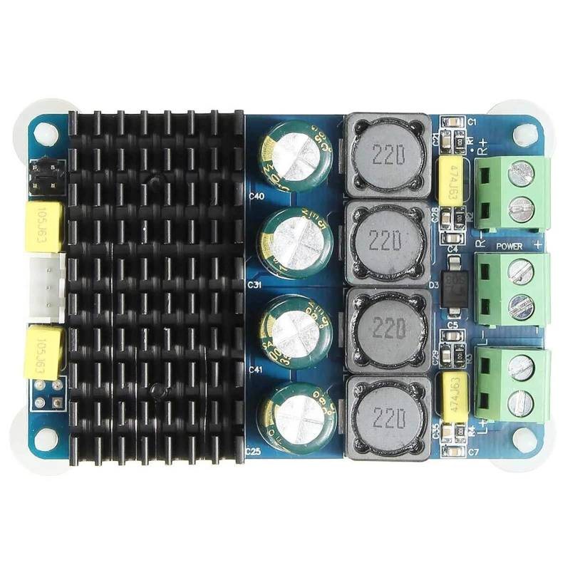 VAYEODEYU Audio-Verstärker-Karte, TDA7498 2-Kanal 2x100W Digital-Stereo-Leistungsverstärkerplatine DC 8-32V 4/6/8 Ohm 75x50mm von VAYEODEYU