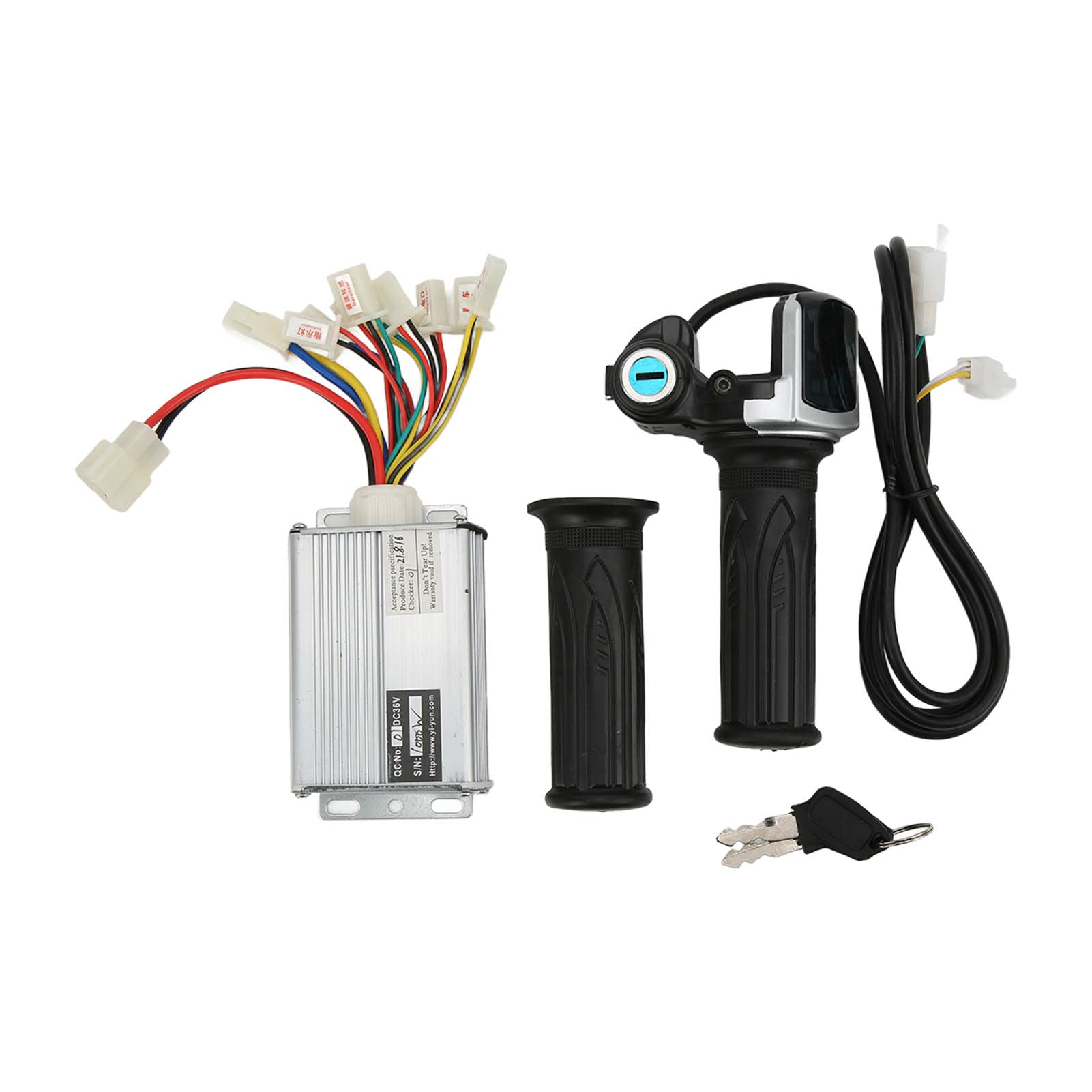 VAYEODEYU Gleichstrommotor-Drehzahlregler, 1000w Bürstenmotor Drehzahlregler mit Batterieanzeige Gasgriff for Mini-Bike VAYEODEYU Gleichstrommotor-Drehzahlregler, 1000w Bürstenmotor Drehzahlregler mit Batterieanzeige Gasgriff for Mini-Bike von VAYEODEYU