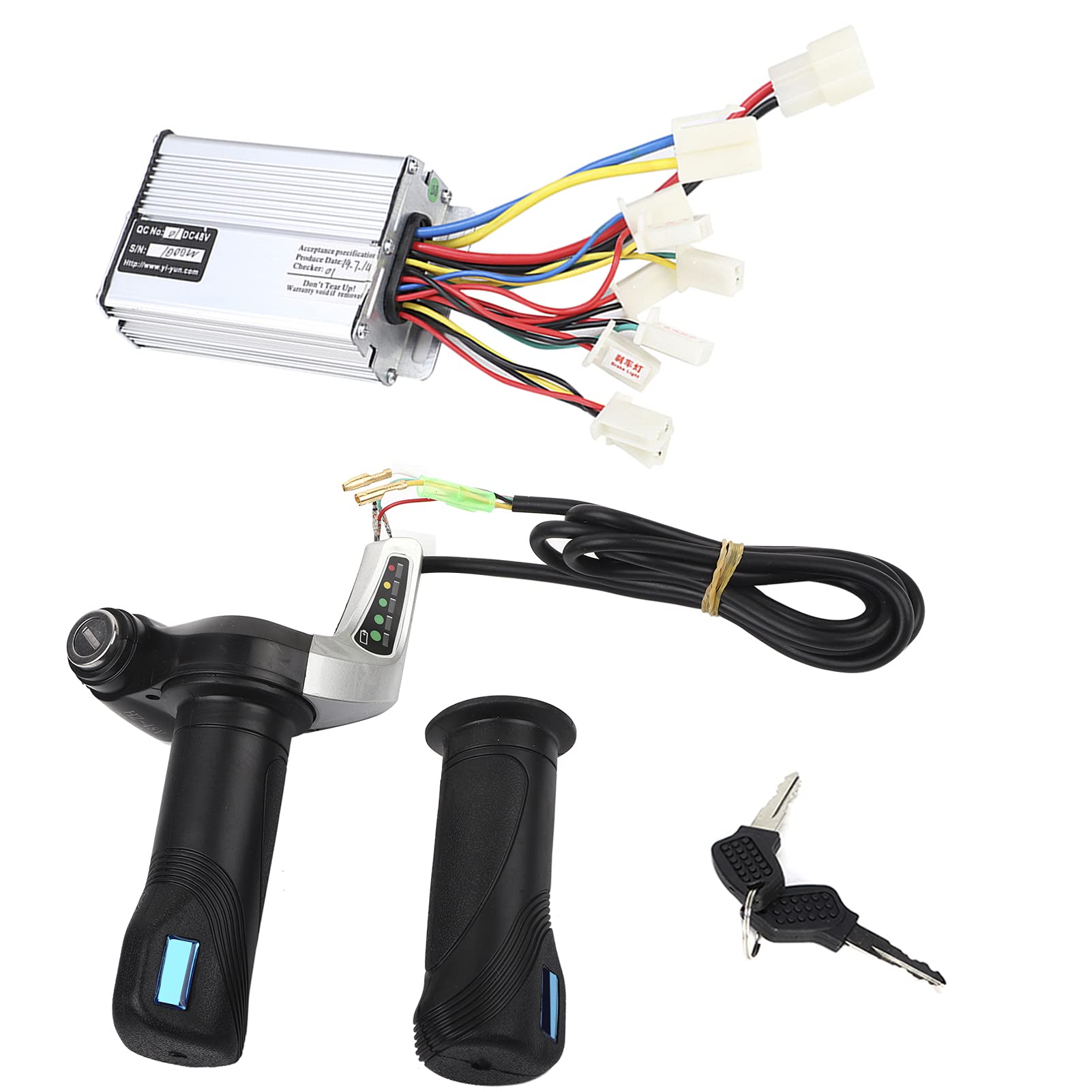 VAYEODEYU Gleichstrommotor-Drehzahlregler, 1000w Motor Gebürstet Speed Control Gasgriff Kit Zubehör Sicherheit Griff Grip VAYEODEYU Gleichstrommotor-Drehzahlregler, 1000w Motor Gebürstet Speed Control Gasgriff Kit Zubehör Sicherheit Griff Grip von VAYEODEYU