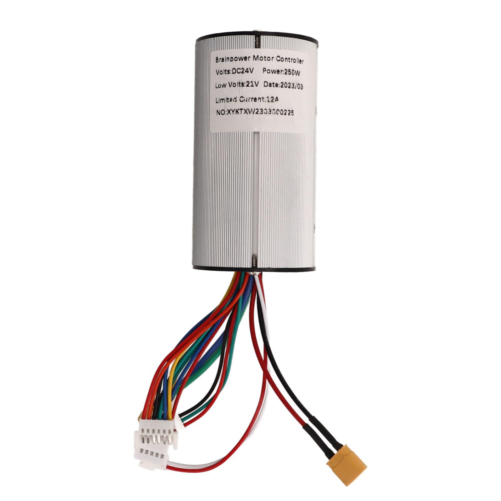 VAYEODEYU Gleichstrommotor-Drehzahlregler, 24v 250w Elektroroller-Controller Effiziente Wärmeableitung Stabile Geschwindigkeit Aluminiumlegierungsschale VAYEODEYU Gleichstrommotor-Drehzahlregler, 24v 250w Elektroroller-Controller Effiziente Wärmeableitung Stabile Geschwindigkeit Aluminiumlegierungsschale von VAYEODEYU