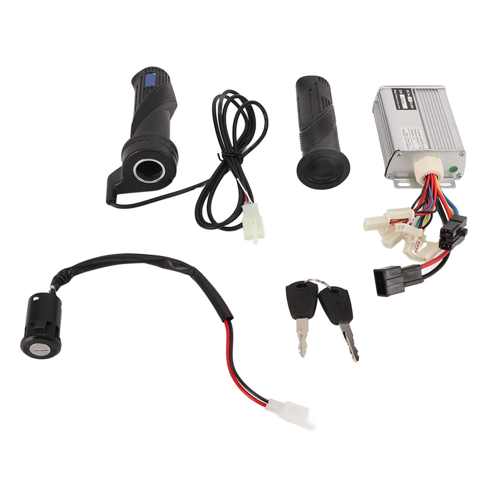 VAYEODEYU Gleichstrommotor-Drehzahlregler, 48v 1000w Brushed Speed Controller Kit mit Gasgriff Lock Key for Fahrrad Dreirad VAYEODEYU Gleichstrommotor-Drehzahlregler, 48v 1000w Brushed Speed Controller Kit mit Gasgriff Lock Key for Fahrrad Dreirad von VAYEODEYU