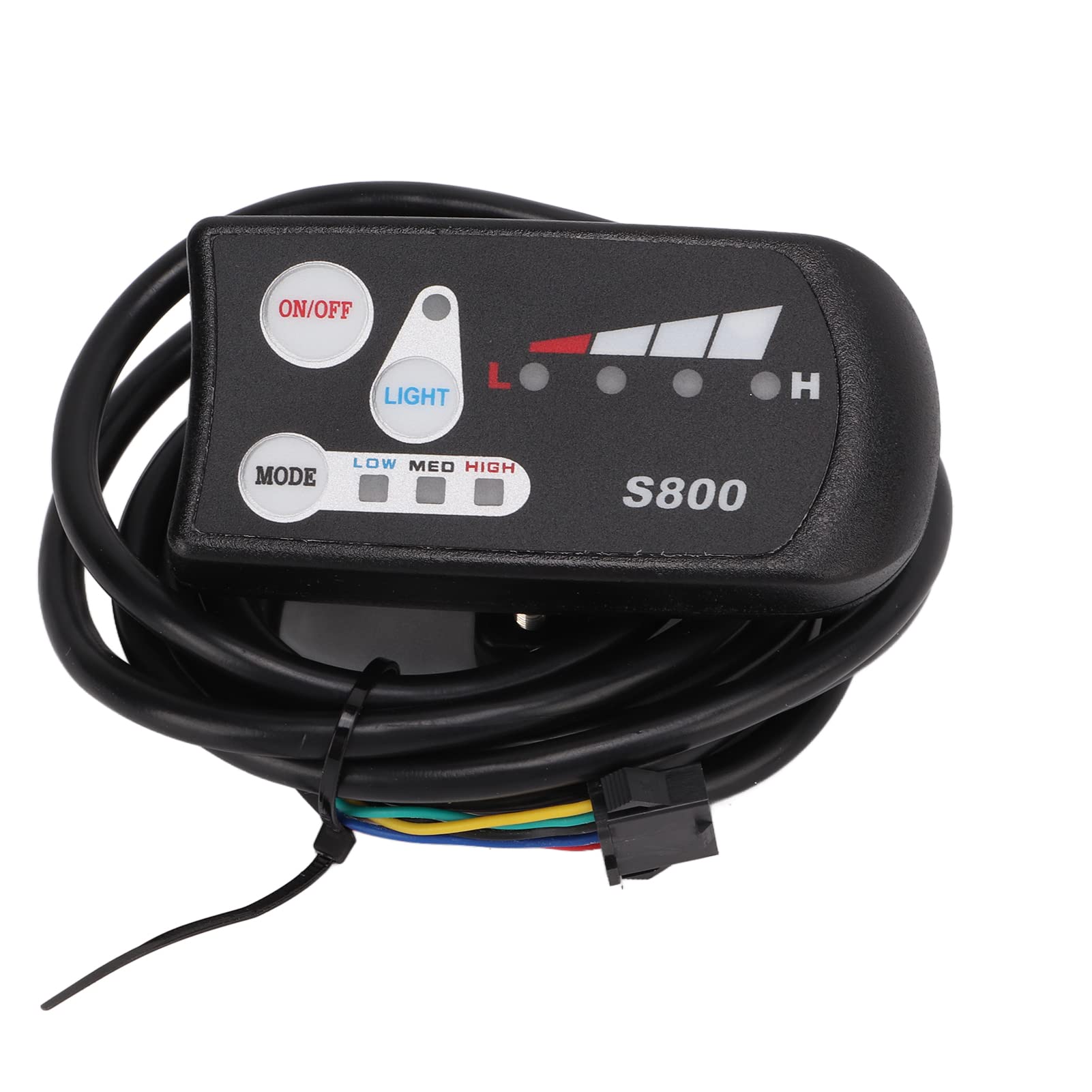 VAYEODEYU Gleichstrommotor-Drehzahlregler, Elektrische Fahrrad S800 Led Display Control Panel Wasser Verhindern Motor Controller Display Meter VAYEODEYU Gleichstrommotor-Drehzahlregler, Elektrische Fahrrad S800 Led Display Control Panel Wasser Verhindern Motor Controller Display Meter von VAYEODEYU