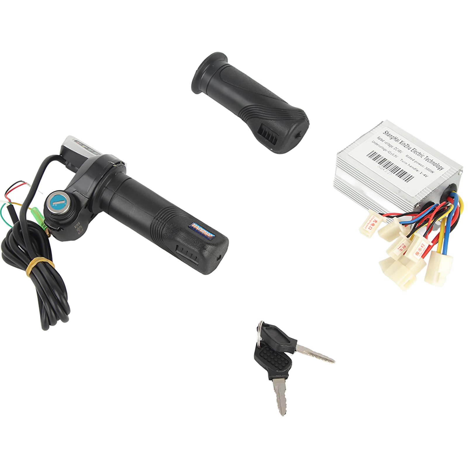 VAYEODEYU Gleichstrommotor-Drehzahlregler, Elektromotor-Controller-Kit, fest, langlebig, stabile Leistung for Roller, 48 V, 500 W VAYEODEYU Gleichstrommotor-Drehzahlregler, Elektromotor-Controller-Kit, fest, langlebig, stabile Leistung for Roller, 48 V, 500 W von VAYEODEYU