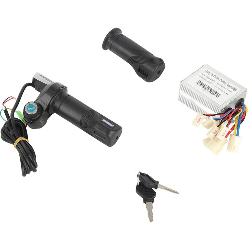 VAYEODEYU Gleichstrommotor-Drehzahlregler, Elektromotor-Controller-Kit, fest, langlebig, stabile Leistung for Roller, 48 V, 500 W von VAYEODEYU