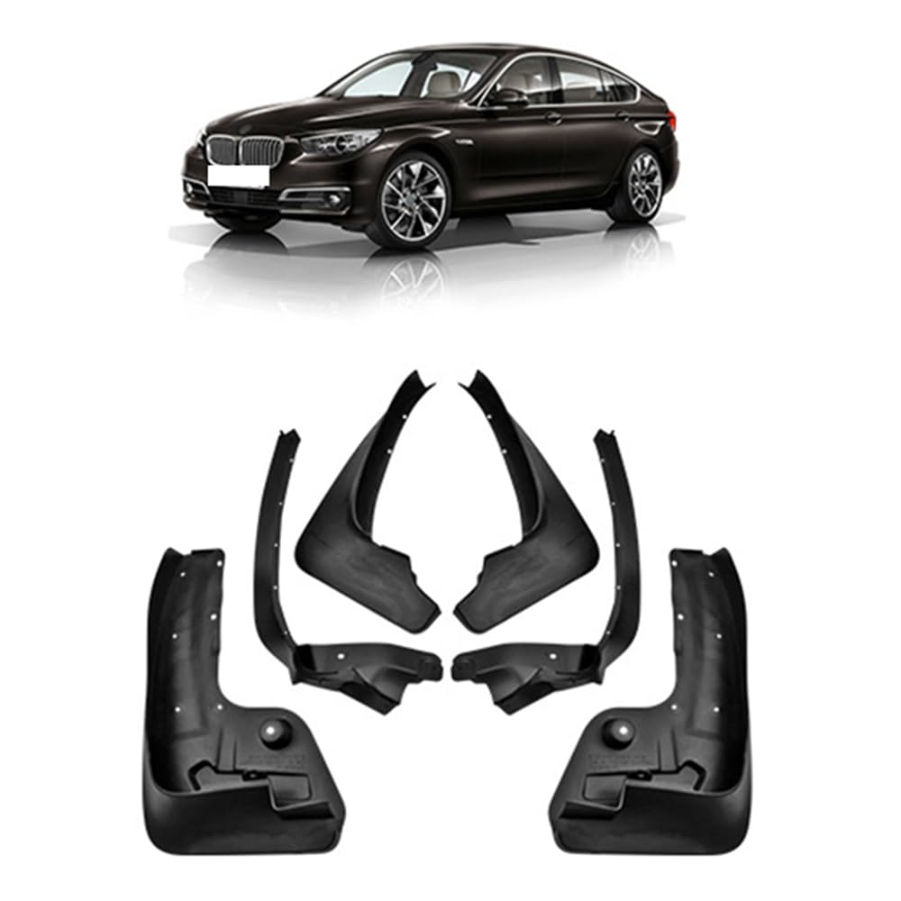 4 Stück Auto-Schmutzfänger, für BMW 5 Series GT 2012-2022-Schmutzfänger, Spritzschutz, Fahrzeug-Sedimentschutz, vorne und hinten, komplettes Set von VAttea