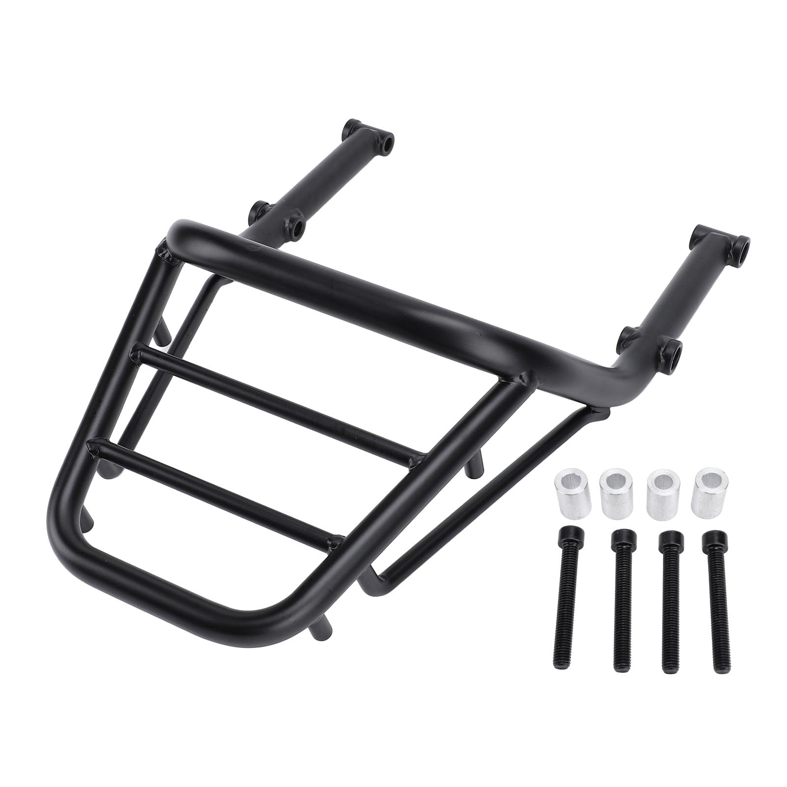 Schwarzer Motorrad-Kotflügelträger, Solositz-Gepäckträger, Gepäckablage, Passend für Grom 125 2021–2024 JC92, für MSX 125 2021–2024 JC92 Schwarzer Motorrad-Kotflügelträger, Solositz-Gepäckträger, Gepäckablage, Passend für Grom 125 2021–2024 JC92, für MSX 125 2021–2024 JC92 von VBESTLIFE