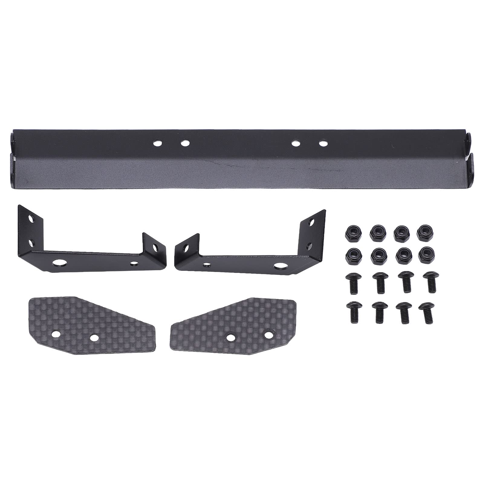 VBESTLIFE Aluminiumlegierung RC Heckspoiler Flügel, Geeignet für RC1/10 RC Auto, Schwarz, Aluminiumlegierung (poliert/gebürstet), Einschraubbar VBESTLIFE Aluminiumlegierung RC Heckspoiler Flügel, Geeignet für RC1/10 RC Auto, Schwarz, Aluminiumlegierung (poliert/gebürstet), Einschraubbar von VBESTLIFE