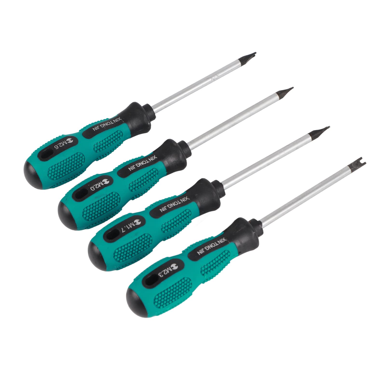 VBESTLIFE U-Gabel-Schraubendreher, 4 Stück, CRV Multifunktions-Handwerkzeug-Schraubendreher-Set, 80 mm, M1,7 x 50 mm, M2,0 x 50 mm, M2,3 x 50 mm, M2,6 x 50 mm VBESTLIFE U-Gabel-Schraubendreher, 4 Stück, CRV Multifunktions-Handwerkzeug-Schraubendreher-Set, 80 mm, M1,7 x 50 mm, M2,0 x 50 mm, M2,3 x 50 mm, M2,6 x 50 mm von VBESTLIFE