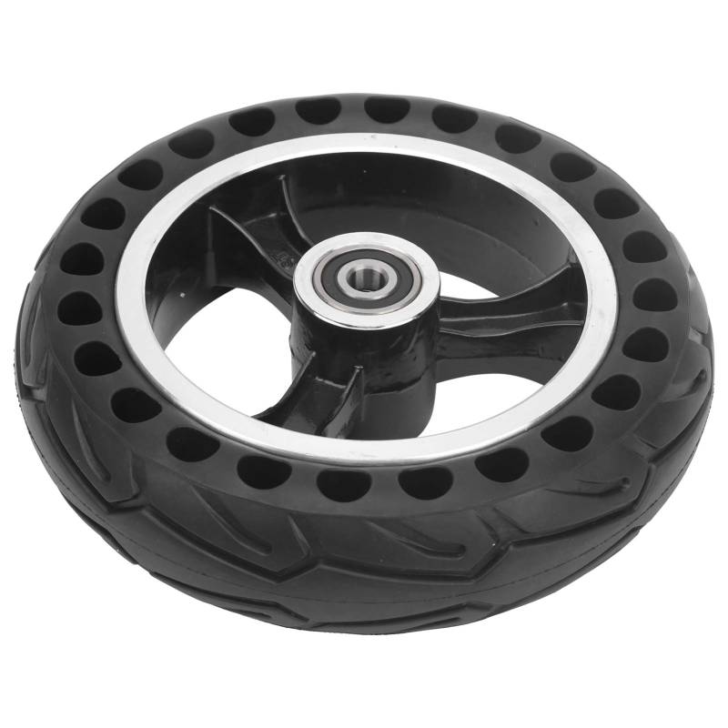VBESTLIFE Vollgummireifen 200 x 50, Ersatzreifen für Roller, elektrisch, Anti-Rutsch, mit 8-Zoll-Nabe, Schwarz von VBESTLIFE