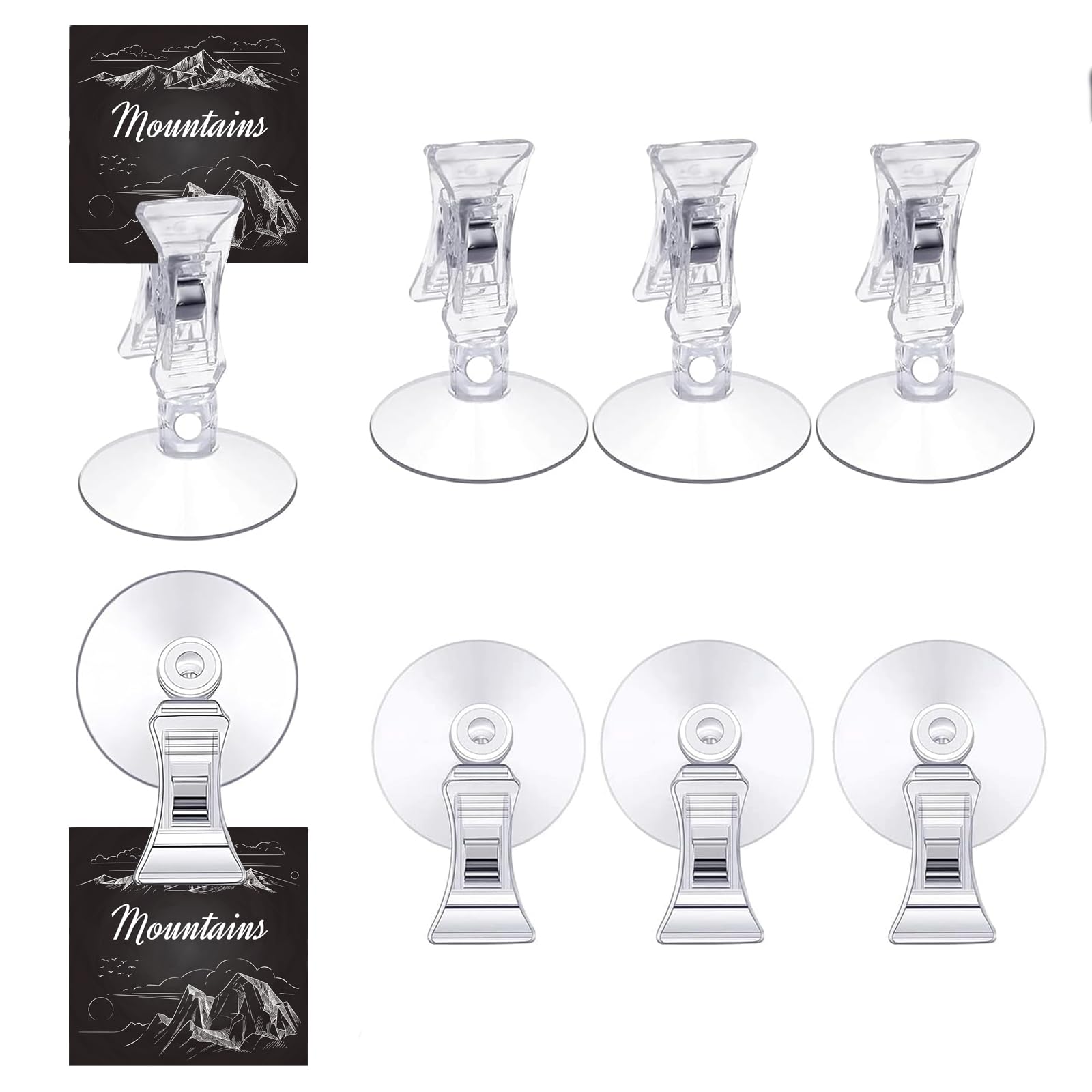 VBGURR 8 Stück Saugnapf Clip Saugnäpfe für Fenster Clips, Multifunktions Saughaken Extra Stark Clips, Saugnäpfe mit Clips VBGURR 8 Stück Saugnapf Clip Saugnäpfe für Fenster Clips, Multifunktions Saughaken Extra Stark Clips, Saugnäpfe mit Clips von VBGURR