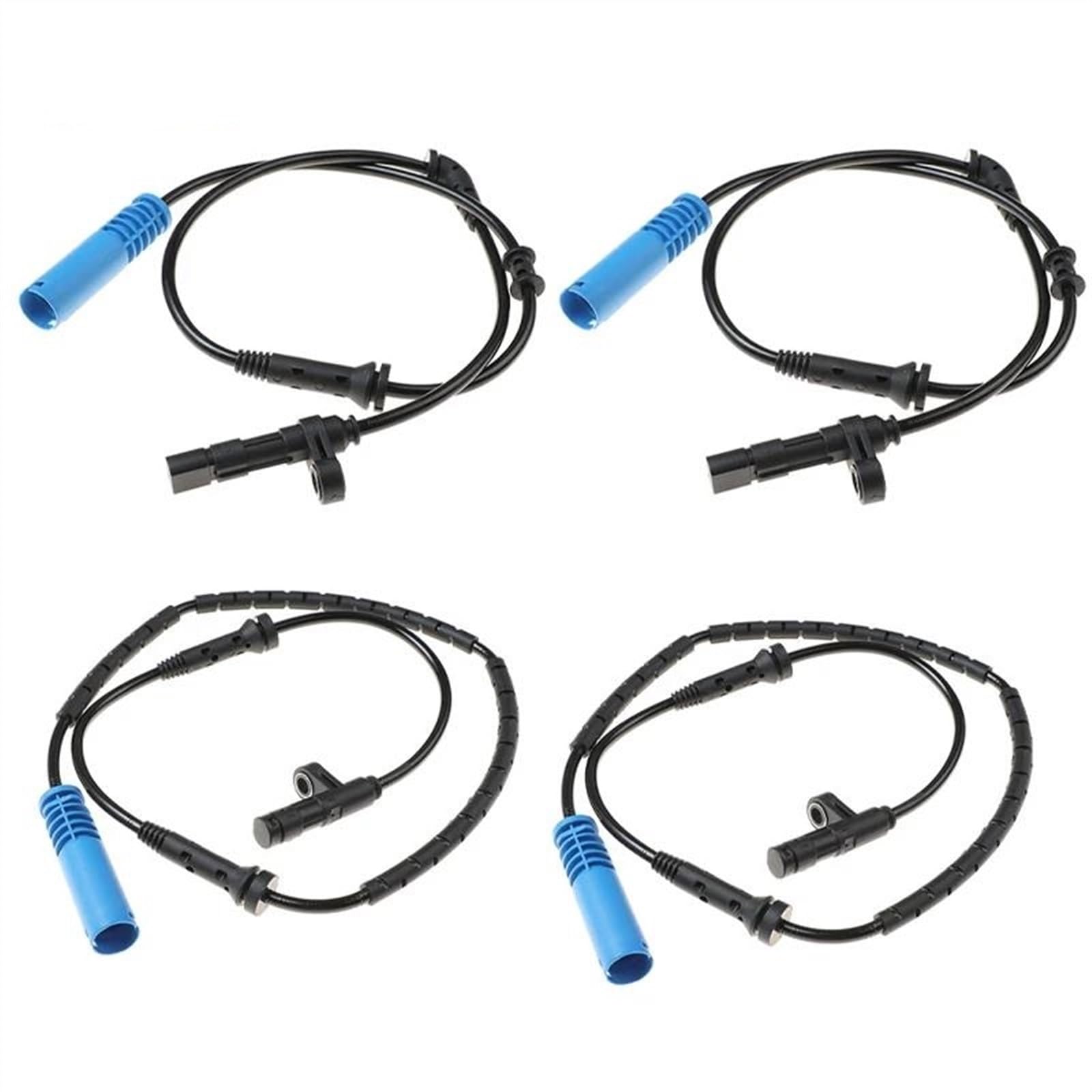 VBNYBA ABS Sensor Kompatibel Mit Mini Für Cooper Für R50 R52 R53 2001 2002 2003 2004 2005 2006 2007 Vorne Hinten Links Rechts ABS-Radgeschwindigkeitssensor 34526756384 34526756385(B Set) von VBNYBA