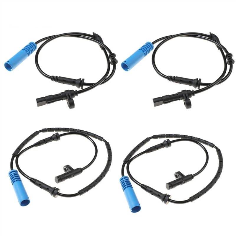 VBNYBA ABS Sensor Kompatibel Mit Mini Für Cooper Für R50 R52 R53 2001 2002 2003 2004 2005 2006 2007 Vorne Hinten Links Rechts ABS-Radgeschwindigkeitssensor 34526756384 34526756385(B Set) von VBNYBA